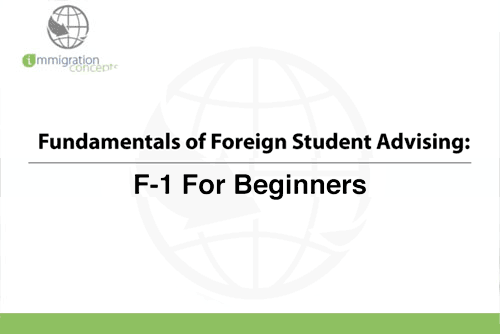 F-1 for Beginners